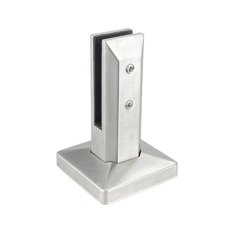 Floor Mounted Square Adjustable Glass Spigot